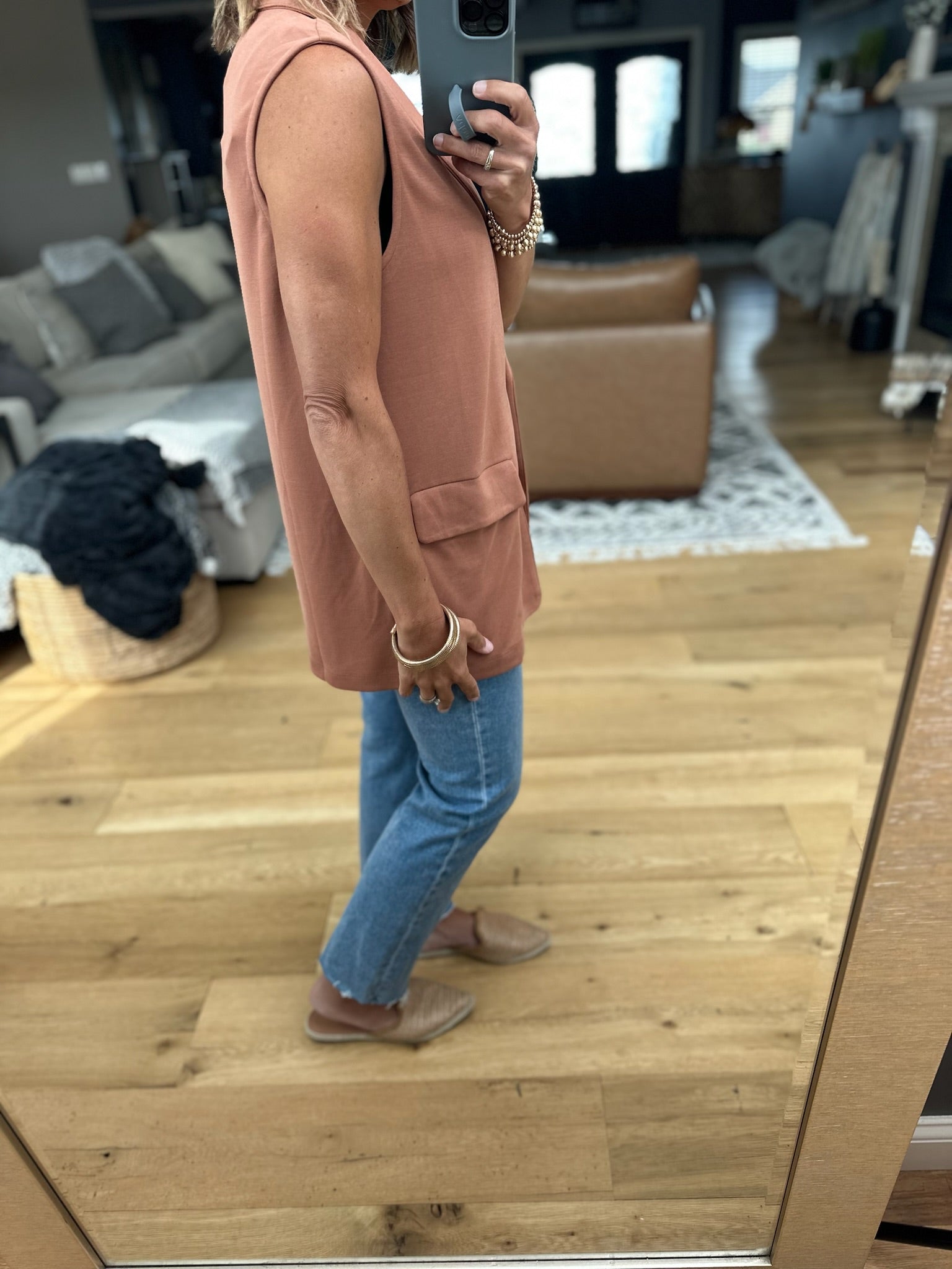 **Stop & Stare Button Vest-Doe & Rae-Anna Kaytes Boutique, Women's Fashion Boutique in Grinnell, Iowa