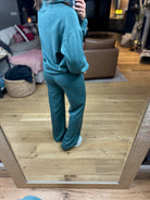 The Emma 3/4 Sleeve + Pocket Pant Set-Sweaters-Zenana-Anna Kaytes Boutique, Women's Fashion Boutique in Grinnell, Iowa