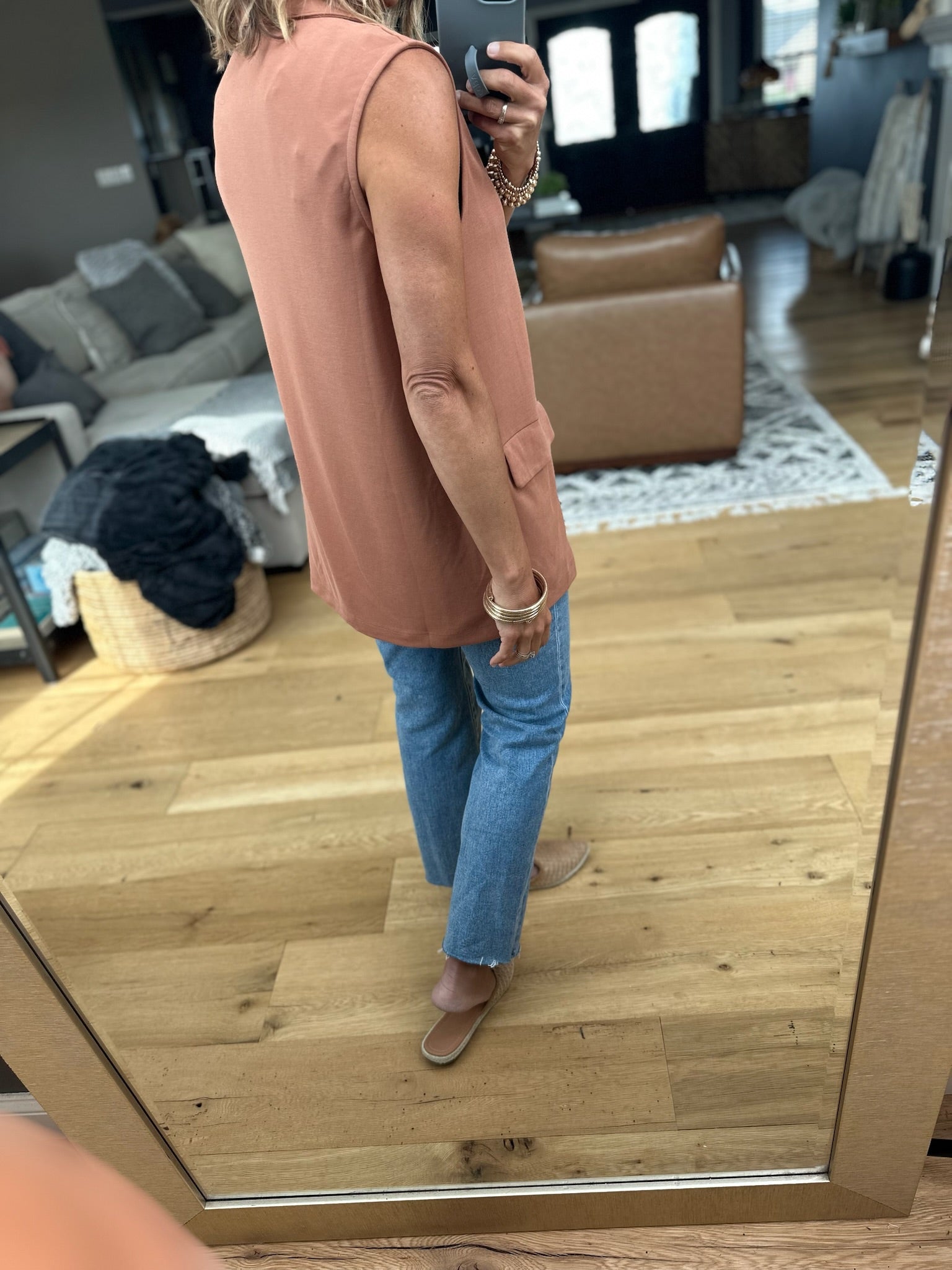 **Stop & Stare Button Vest-Doe & Rae-Anna Kaytes Boutique, Women's Fashion Boutique in Grinnell, Iowa