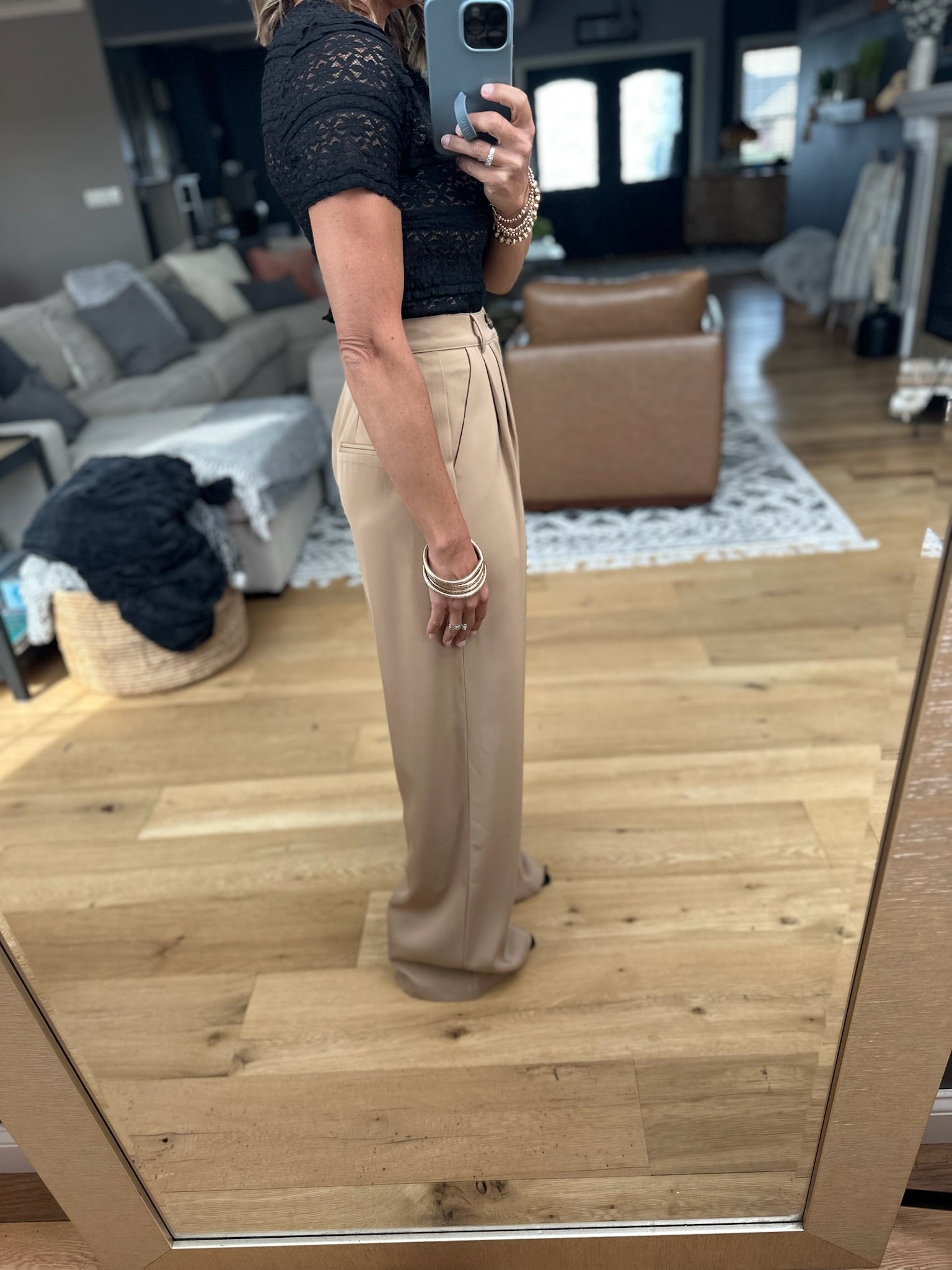 Back In Business High-Waisted Trouser-Allie Rose-Anna Kaytes Boutique, Women's Fashion Boutique in Grinnell, Iowa