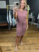 The Maggie Striped Cinch-Waist Dress - Multiple Options-Staccato-Anna Kaytes Boutique, Women's Fashion Boutique in Grinnell, Iowa