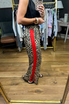 Moving Fast Animal Print Pant - Red/Animal-Jodifl-Anna Kaytes Boutique, Women's Fashion Boutique in Grinnell, Iowa