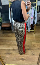 Moving Fast Animal Print Pant - Red/Animal-Jodifl-Anna Kaytes Boutique, Women's Fashion Boutique in Grinnell, Iowa