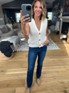Everything I Need Button-Down Knit Vest-Staccato-Anna Kaytes Boutique, Women's Fashion Boutique in Grinnell, Iowa