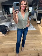 Everything I Need Button-Down Knit Vest-Staccato-Anna Kaytes Boutique, Women's Fashion Boutique in Grinnell, Iowa