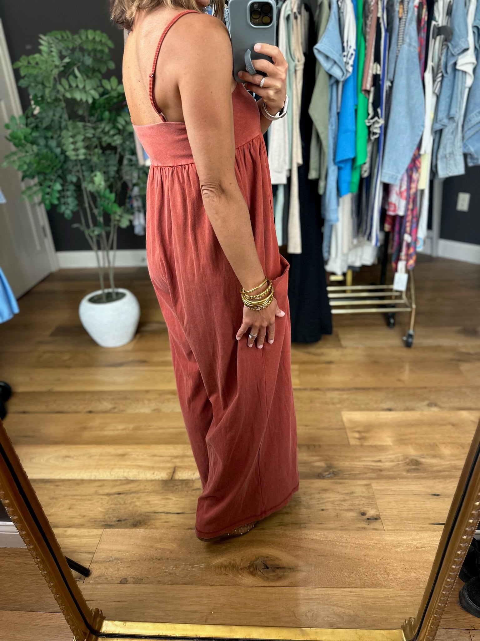 Upgraded View Pocket Jumpsuit-Jumpsuits-ee:some-Anna Kaytes Boutique, Women's Fashion Boutique in Grinnell, Iowa