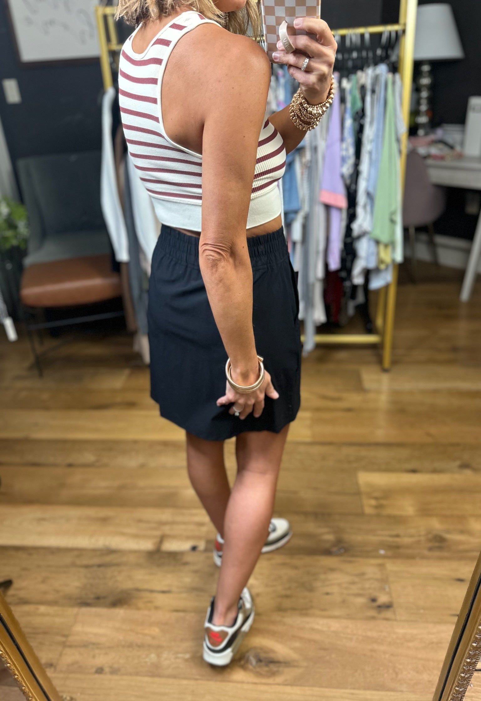 Sweetest Thing Striped Ribbed Brami-Sleeveless-By Together-Anna Kaytes Boutique, Women's Fashion Boutique in Grinnell, Iowa