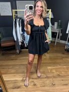 The Right Way Cap-Sleeve Romper - Black-Vervet-Anna Kaytes Boutique, Women's Fashion Boutique in Grinnell, Iowa