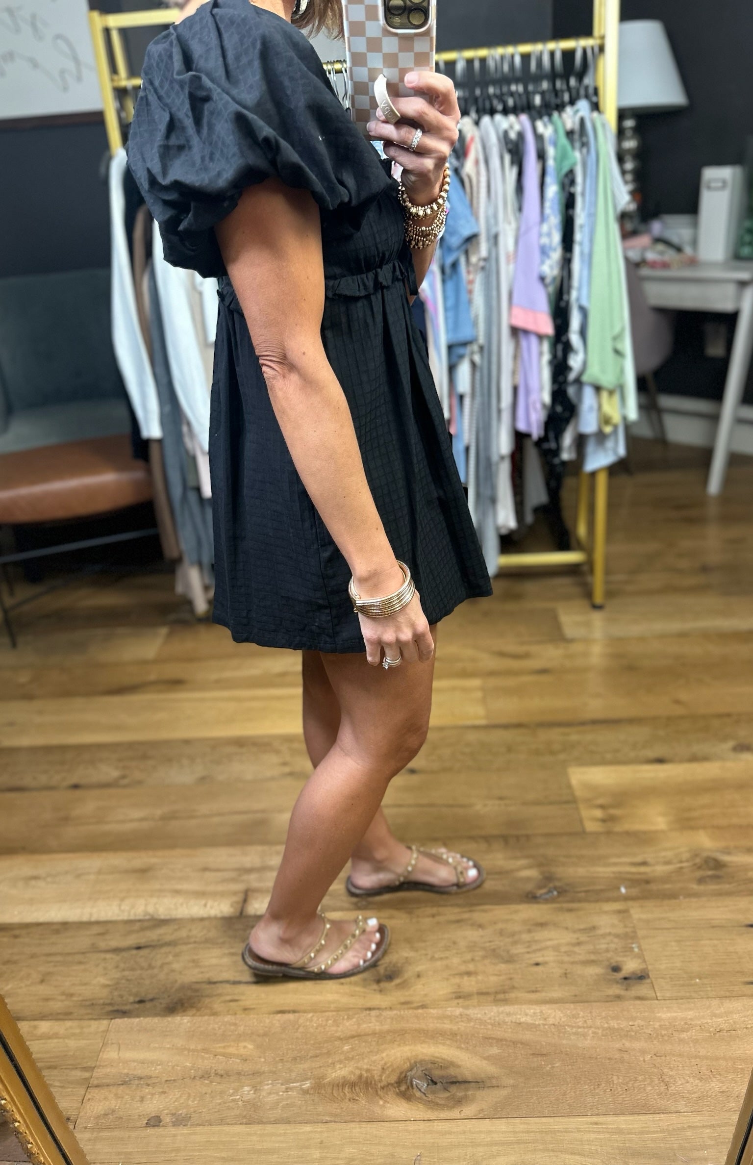 The Right Way Short Sleeve Romper - Black-Vervet-Anna Kaytes Boutique, Women's Fashion Boutique in Grinnell, Iowa