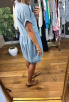 Holding On Denim Dress-Dresses-Wishlist-Anna Kaytes Boutique, Women's Fashion Boutique in Grinnell, Iowa