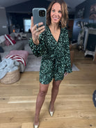 Shimmering Night Sequin-Detail Romper-Rompers-Saints & Hearts-Anna Kaytes Boutique, Women's Fashion Boutique in Grinnell, Iowa