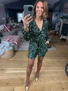 Shimmering Night Sequin-Detail Romper-Rompers-Saints & Hearts-Anna Kaytes Boutique, Women's Fashion Boutique in Grinnell, Iowa