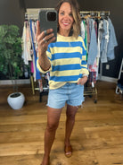 Nights of Summer Striped Crew-Sweaters-Jodifl-Anna Kaytes Boutique, Women's Fashion Boutique in Grinnell, Iowa