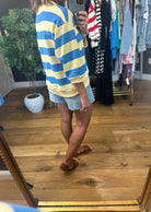 Nights of Summer Striped Crew-Sweaters-Jodifl-Anna Kaytes Boutique, Women's Fashion Boutique in Grinnell, Iowa