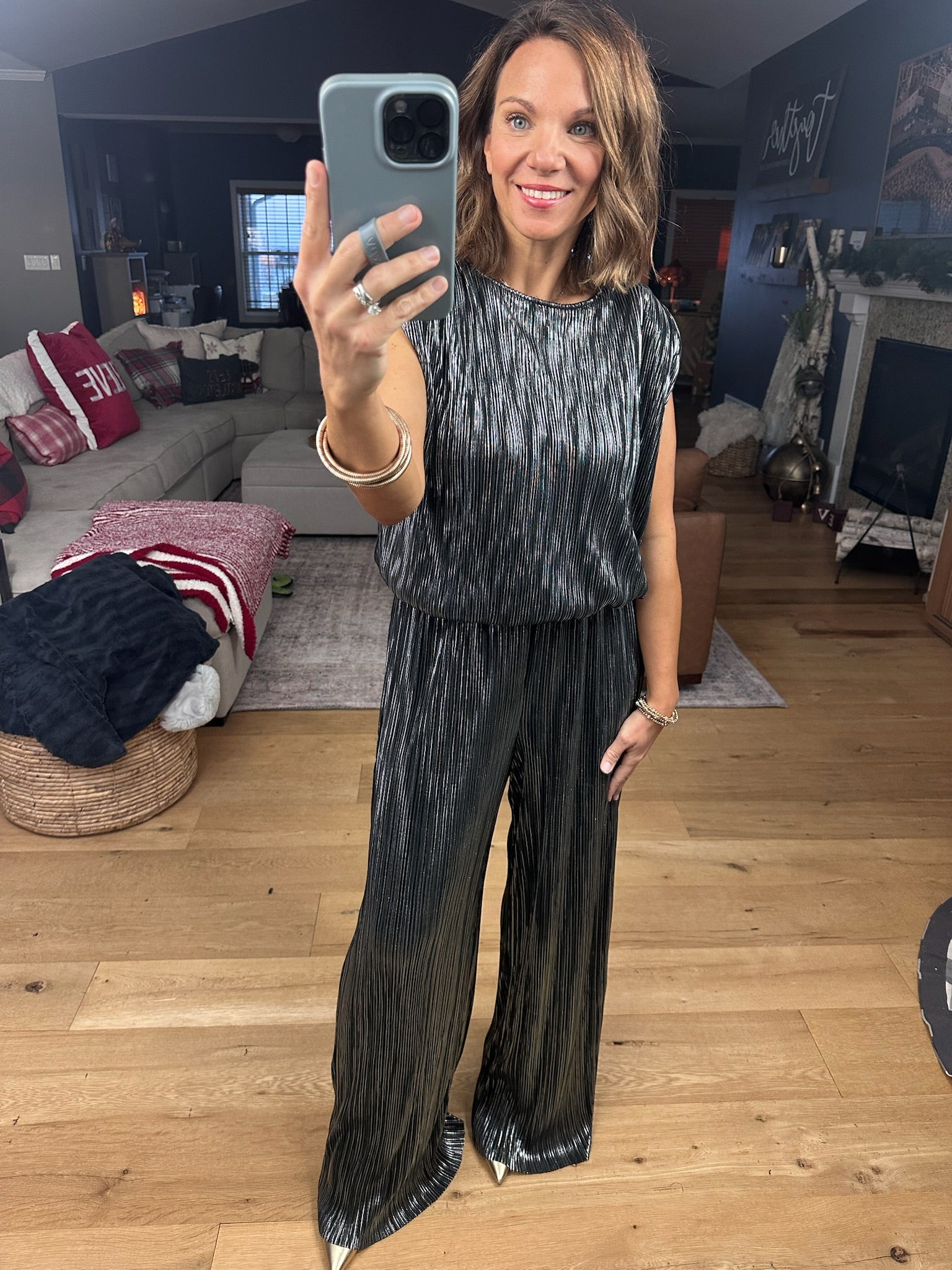 Sips Of Sparkle 2-Piece Set-Dresses-Skies Are Blue-Anna Kaytes Boutique, Women's Fashion Boutique in Grinnell, Iowa