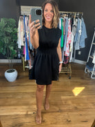 On My Radar Fit & Flare Dress-Dresses-Entro-Anna Kaytes Boutique, Women's Fashion Boutique in Grinnell, Iowa