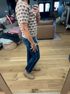 My Way Around Patterned Button-Down Sweater-Sweaters-& Merci-Anna Kaytes Boutique, Women's Fashion Boutique in Grinnell, Iowa