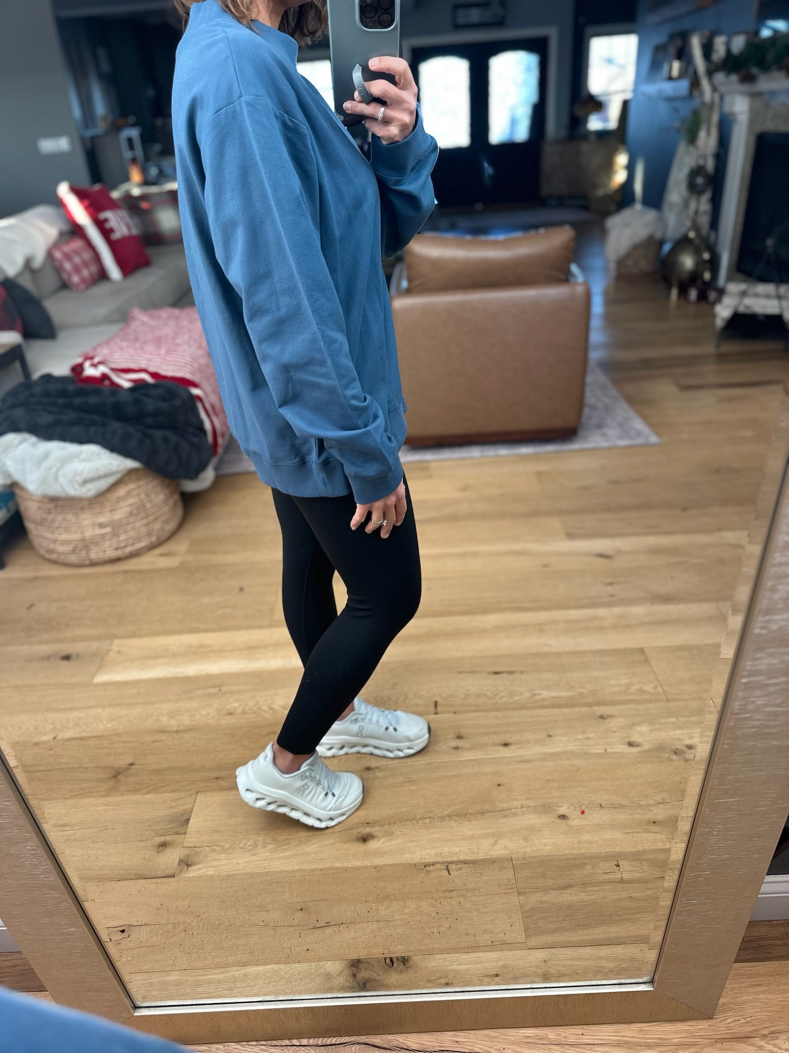 Bet On You Mock Crew Top-Sweaters-Day & Moon-Anna Kaytes Boutique, Women's Fashion Boutique in Grinnell, Iowa