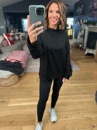 Bet On You Mock Crew Top-Sweaters-Day & Moon-Anna Kaytes Boutique, Women's Fashion Boutique in Grinnell, Iowa