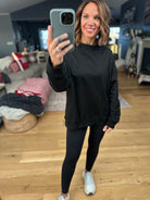 Bet On You Mock Crew Top-Sweaters-Day & Moon-Anna Kaytes Boutique, Women's Fashion Boutique in Grinnell, Iowa