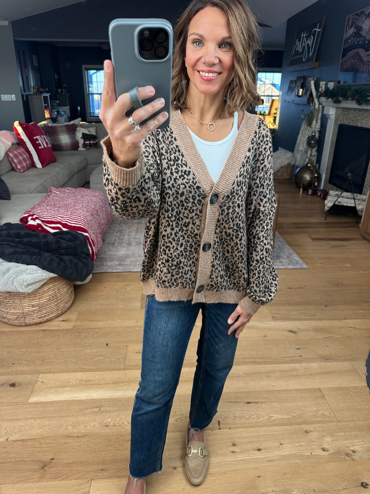Made For More Animal Print Cardigan-Sweaters-By Together-Anna Kaytes Boutique, Women's Fashion Boutique in Grinnell, Iowa