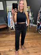 Lead the Way Tie-Waist Pant - Multiple Options-Pants-Be Cool-Anna Kaytes Boutique, Women's Fashion Boutique in Grinnell, Iowa