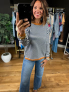 Can't Take This Away Striped Crewneck-Long Sleeves-Staccato-Anna Kaytes Boutique, Women's Fashion Boutique in Grinnell, Iowa
