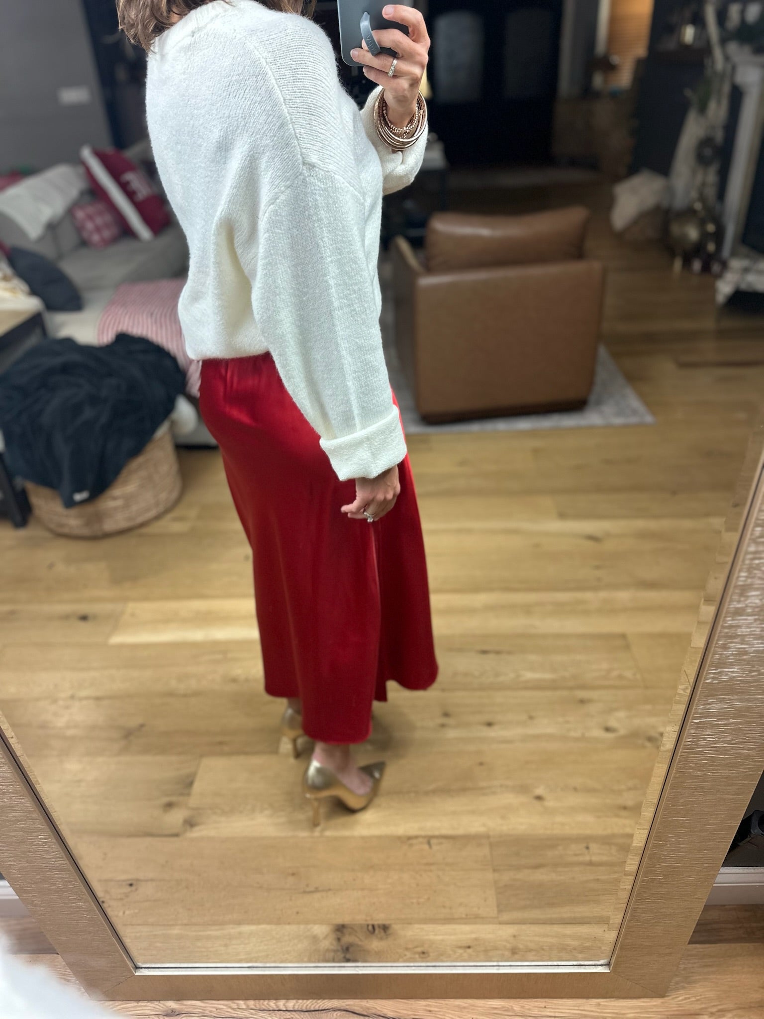 Full Of Cheer Midi Skirt-Dresses-Wishlist-Anna Kaytes Boutique, Women's Fashion Boutique in Grinnell, Iowa