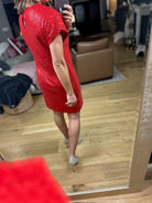 Star Of The Show Sequin Dress-Dresses-Vine & Love-Anna Kaytes Boutique, Women's Fashion Boutique in Grinnell, Iowa