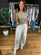 Calls For Cozy Barrel Pant-Pants-Mitto Shop-Anna Kaytes Boutique, Women's Fashion Boutique in Grinnell, Iowa