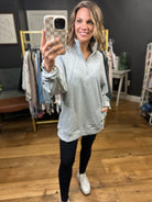 Key To My Heart Zip Pullover - Multiple Options-Very J-Anna Kaytes Boutique, Women's Fashion Boutique in Grinnell, Iowa