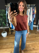 All For You Pleat-Detail Top-Short Sleeves-ee:some-Anna Kaytes Boutique, Women's Fashion Boutique in Grinnell, Iowa