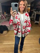 Tied With Love Bow-Detail Cardigan-Sweaters-Bucketlist-Anna Kaytes Boutique, Women's Fashion Boutique in Grinnell, Iowa