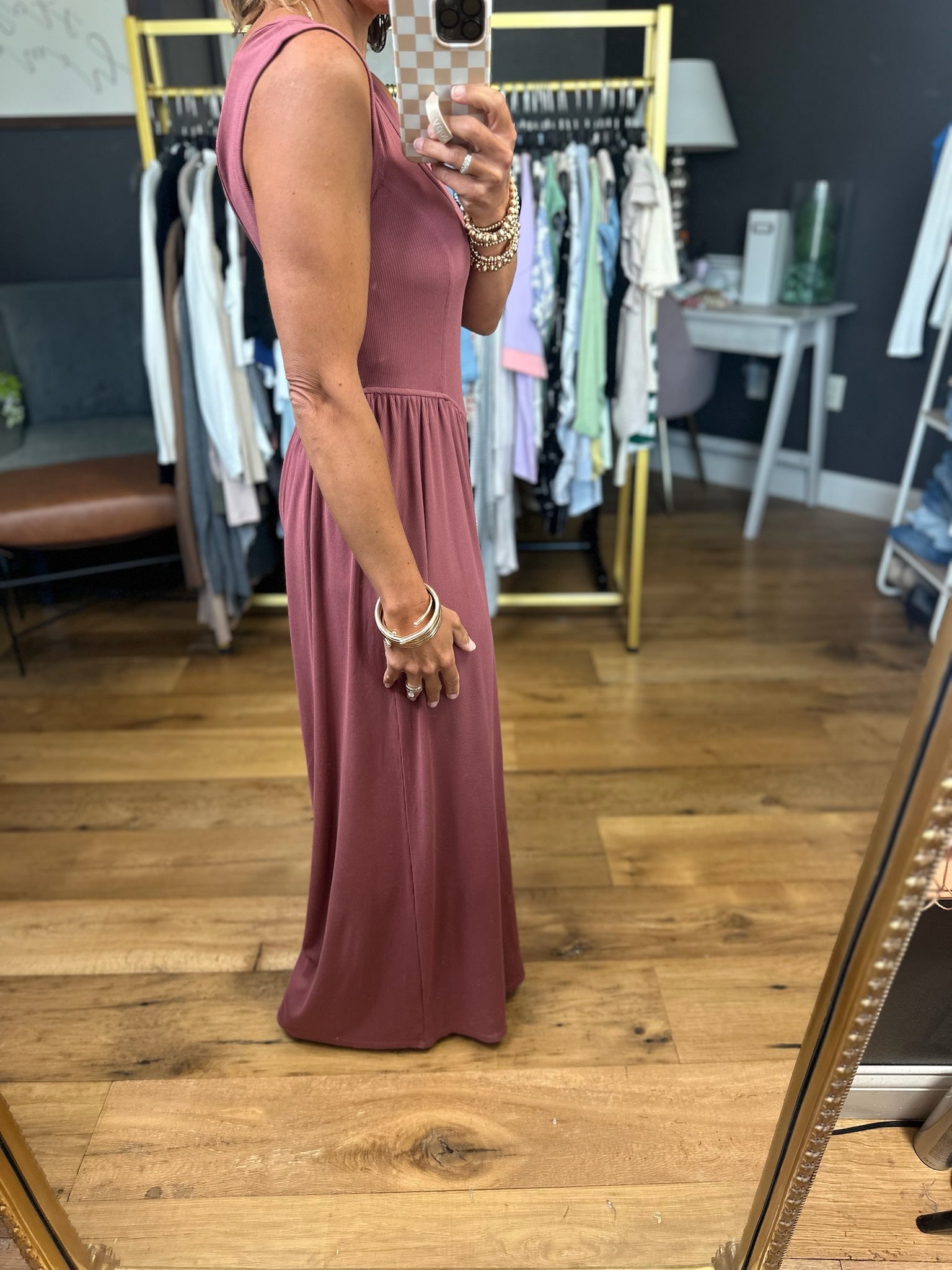 Looking Back At Me Wide-Leg Jumpsuit - Mauve-Very J-Anna Kaytes Boutique, Women's Fashion Boutique in Grinnell, Iowa