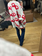 Tied With Love Bow-Detail Cardigan-Sweaters-Bucketlist-Anna Kaytes Boutique, Women's Fashion Boutique in Grinnell, Iowa