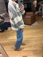 Got It All Rugby Sweater-Sweaters-Blu Pepper-Anna Kaytes Boutique, Women's Fashion Boutique in Grinnell, Iowa