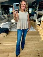 Something Better Peplum Textured Top-Wishlist-Anna Kaytes Boutique, Women's Fashion Boutique in Grinnell, Iowa