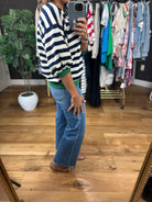 The Right Move Striped Top-Short Sleeves-Glam-Anna Kaytes Boutique, Women's Fashion Boutique in Grinnell, Iowa