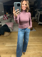 Just Around The Corner Long Sleeve Top-Long Sleeves-Mono B-Anna Kaytes Boutique, Women's Fashion Boutique in Grinnell, Iowa