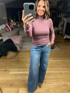 Just Around The Corner Long Sleeve Top-Long Sleeves-Mono B-Anna Kaytes Boutique, Women's Fashion Boutique in Grinnell, Iowa