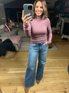 Just Around The Corner Long Sleeve Top-Long Sleeves-Mono B-Anna Kaytes Boutique, Women's Fashion Boutique in Grinnell, Iowa