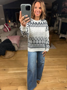 In My Time Fair Isle Sweater-Sweaters-Staccato-Anna Kaytes Boutique, Women's Fashion Boutique in Grinnell, Iowa