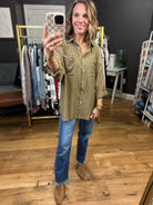 Just As Suddenly Button-Down Top - Multiple Options-Entro-Anna Kaytes Boutique, Women's Fashion Boutique in Grinnell, Iowa