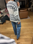 In My Time Fair Isle Sweater-Sweaters-Staccato-Anna Kaytes Boutique, Women's Fashion Boutique in Grinnell, Iowa