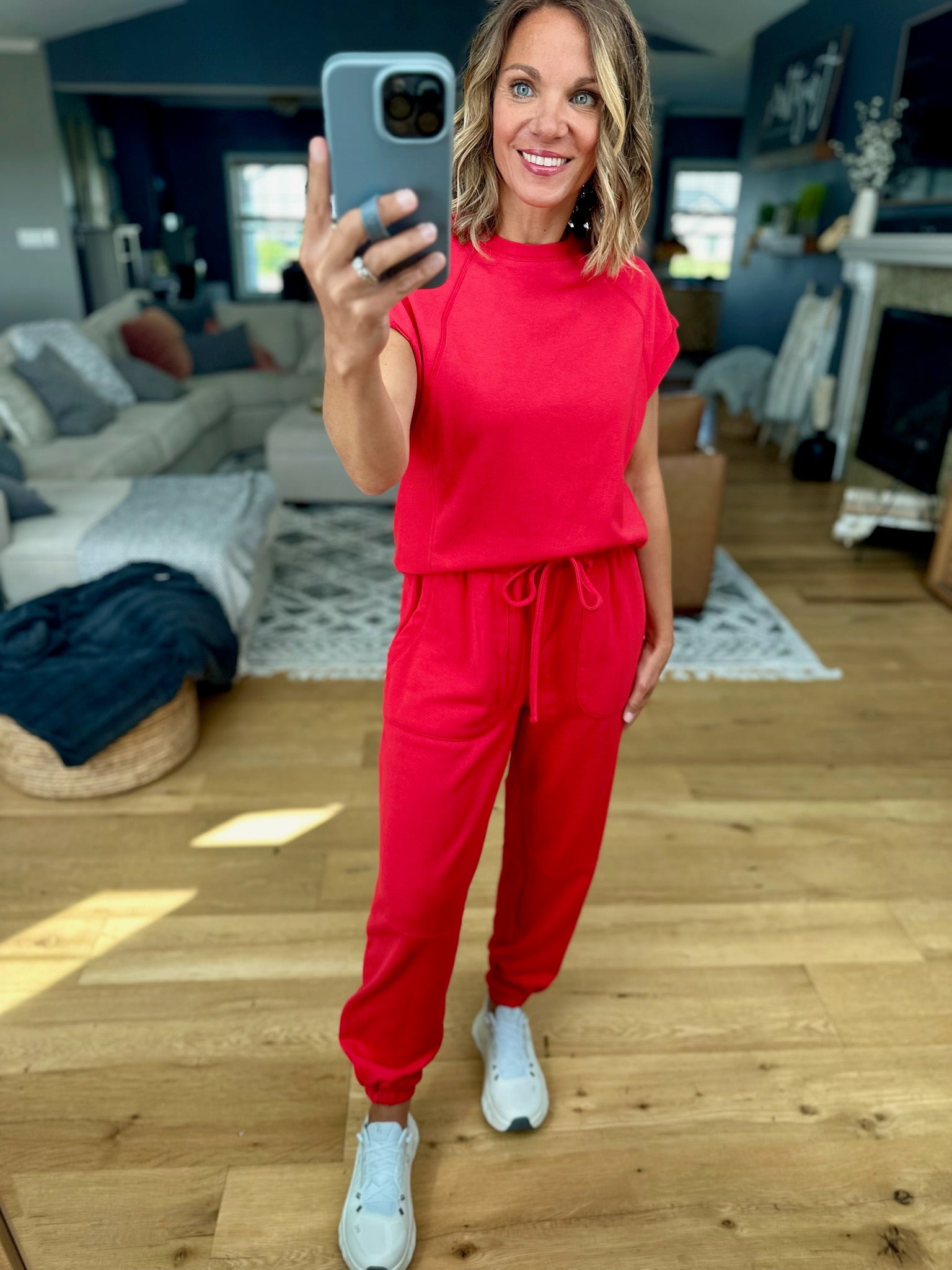 Cloud Nine Top + Jogger Set-Mono B-Anna Kaytes Boutique, Women's Fashion Boutique in Grinnell, Iowa