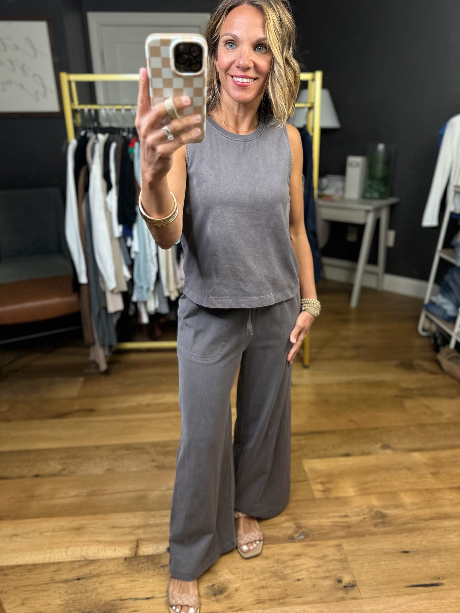 Going Places Wide-Leg Pant + Top Set - Multiple Options-Be Cool-Anna Kaytes Boutique, Women's Fashion Boutique in Grinnell, Iowa