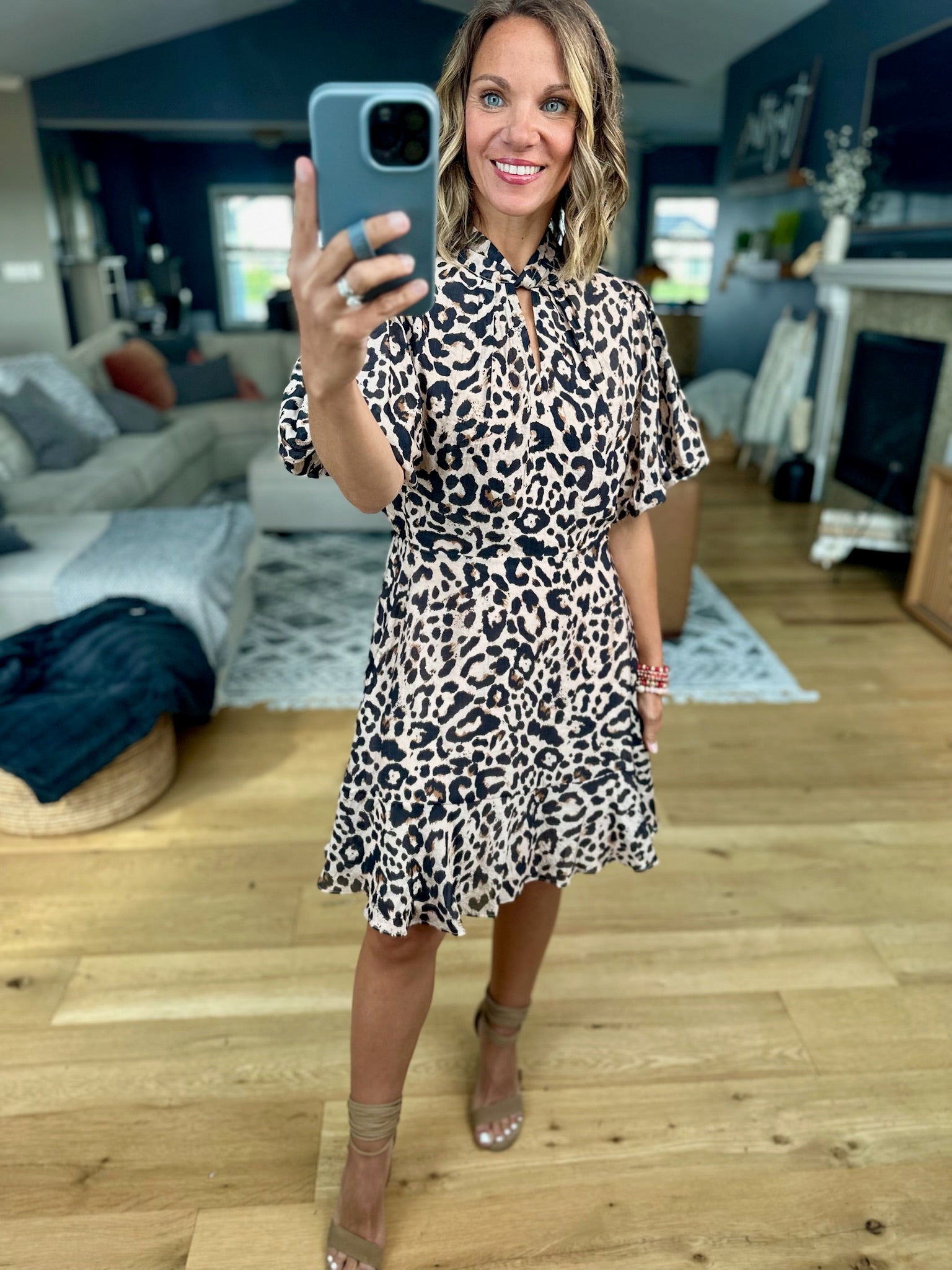 Call Of the Wild Cheetah Print Dress-THML-Anna Kaytes Boutique, Women's Fashion Boutique in Grinnell, Iowa