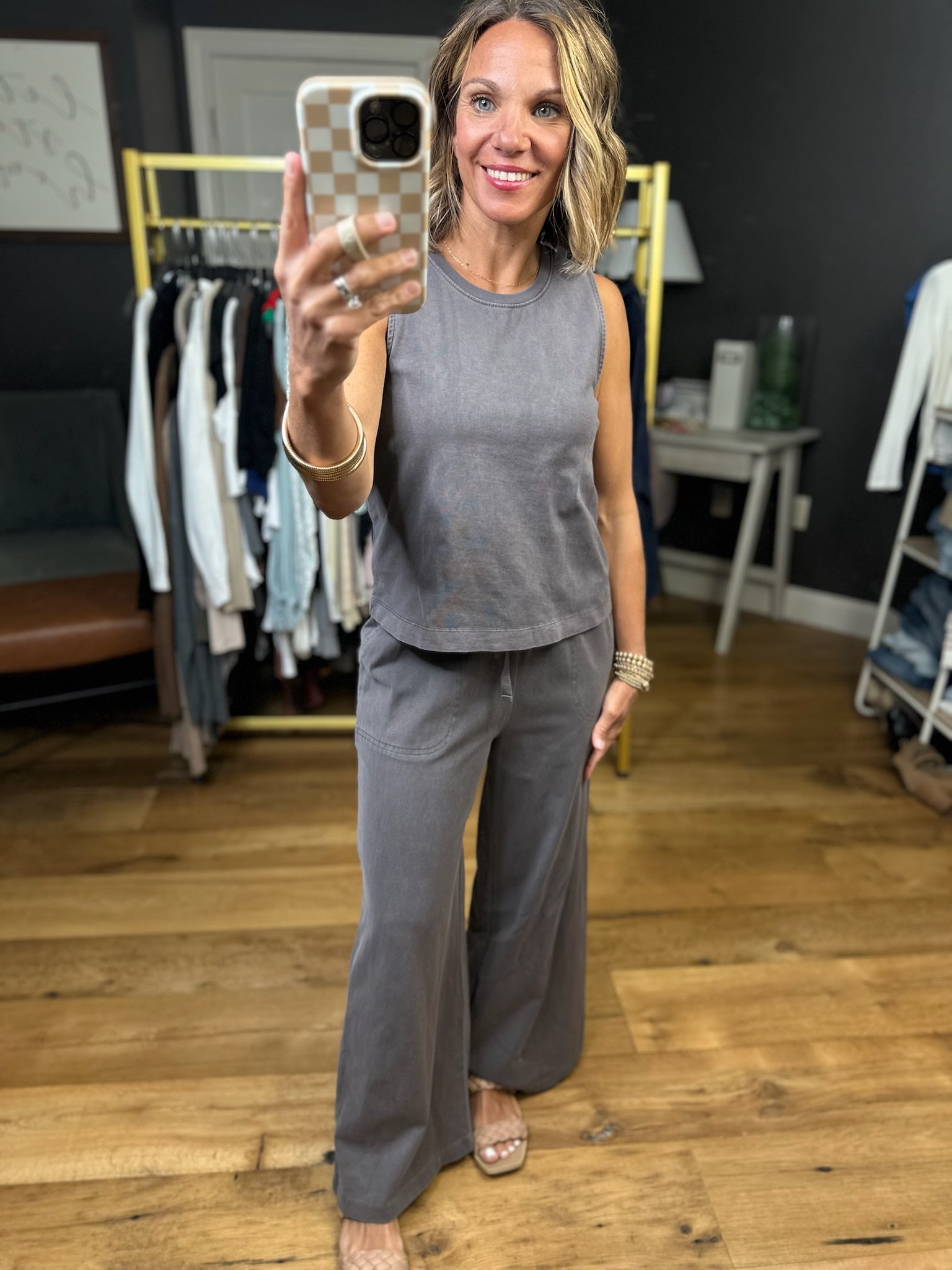Going Places Wide-Leg Pant + Top Set - Multiple Options-Be Cool-Anna Kaytes Boutique, Women's Fashion Boutique in Grinnell, Iowa