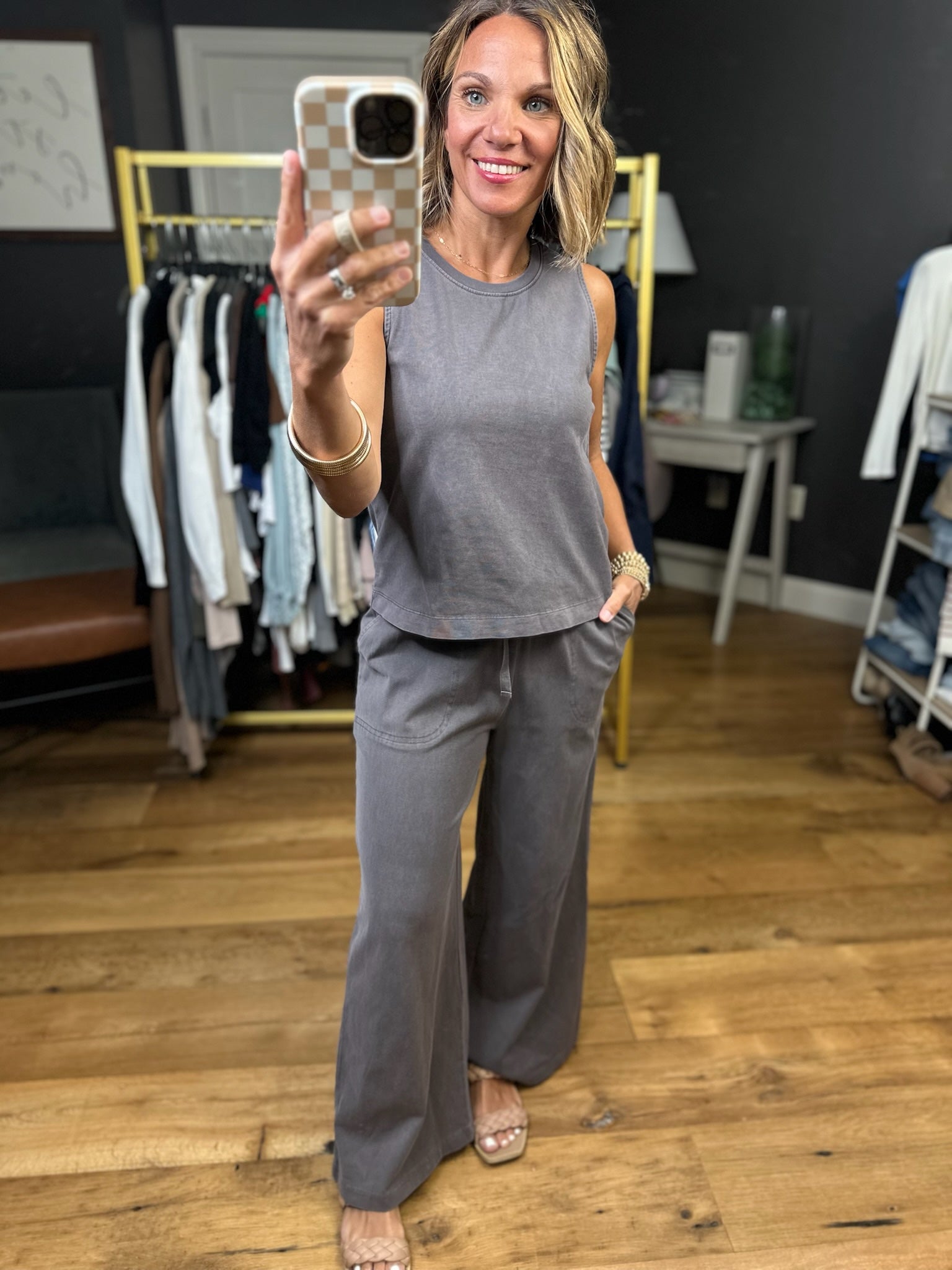 Going Places Wide-Leg Pant + Top Set - Multiple Options-Be Cool-Anna Kaytes Boutique, Women's Fashion Boutique in Grinnell, Iowa