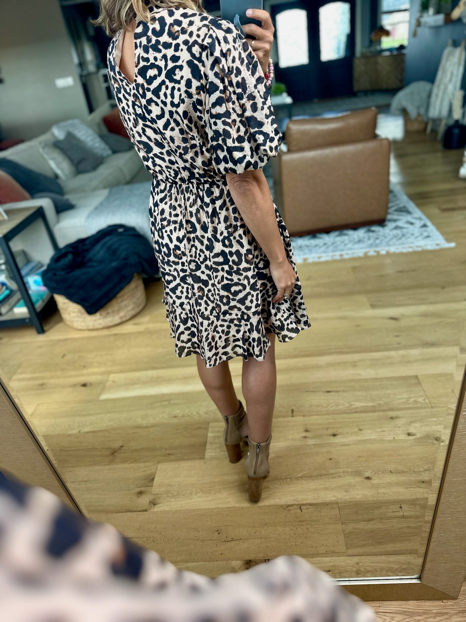 Call Of the Wild Cheetah Print Dress-THML-Anna Kaytes Boutique, Women's Fashion Boutique in Grinnell, Iowa